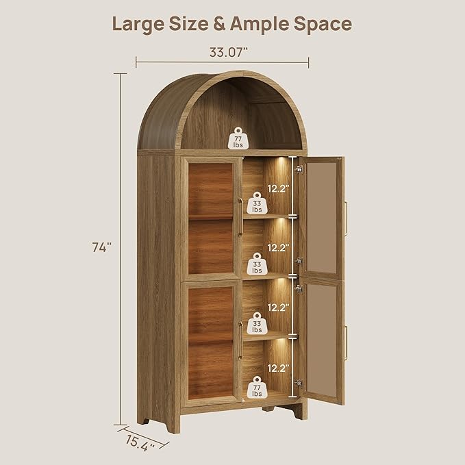 SICOTAS 74" Display Cabinet