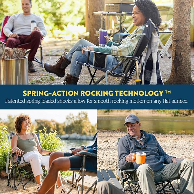 GCI Outdoor Kickback Rocker Outdoor Rocking Chair
