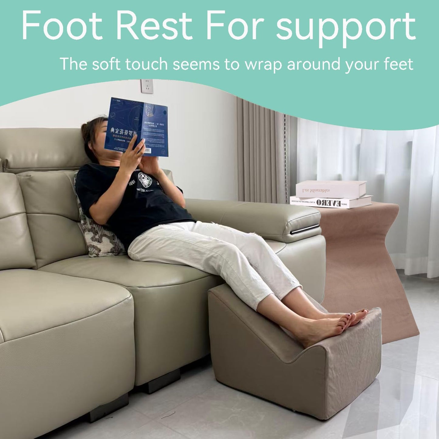 OpyTikar Version that Modern Pouf Ottoman,with Washable Cover.Relax Stool,Floor Poufs for Couch,Foot Rest for Under Desk at Work.for Living Room,Bedroom,Patio,Perfect to Rest Your Feet (Brown)