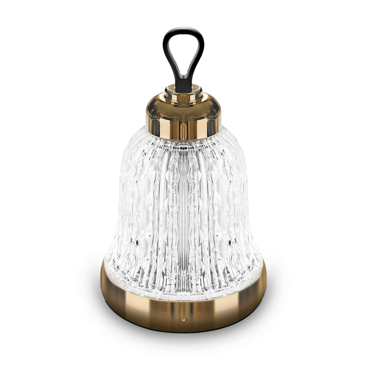 KOSTA Crystal Bell Table Lamp Rechargeable Crystal Lamp Christmas Bell Light for Decor Home Bedroom Kitchen Office Living Room Birthday Gift Lights for Bedroom/Party/Kids Room