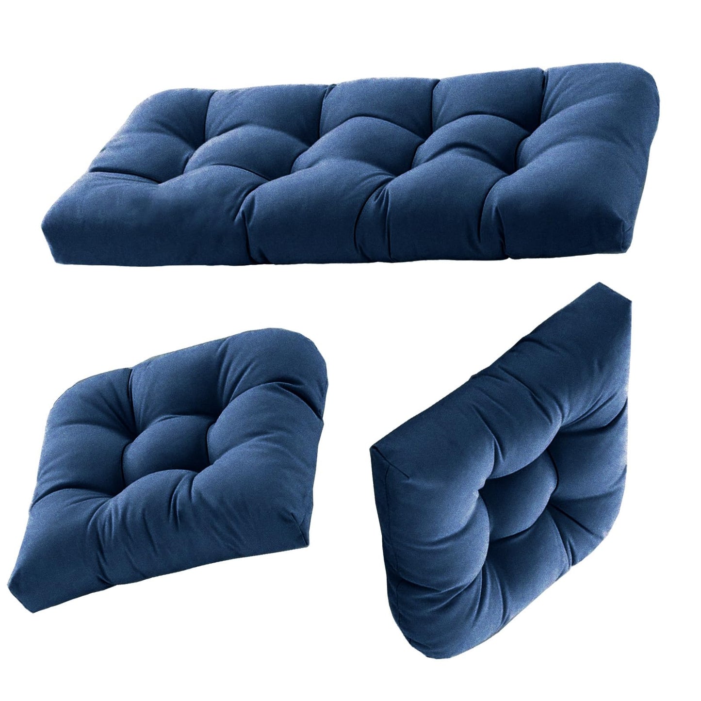 Dizaolive Wicker Chair Outdoor Loveseat Patio Cushions Homes Couch Garden Lawn