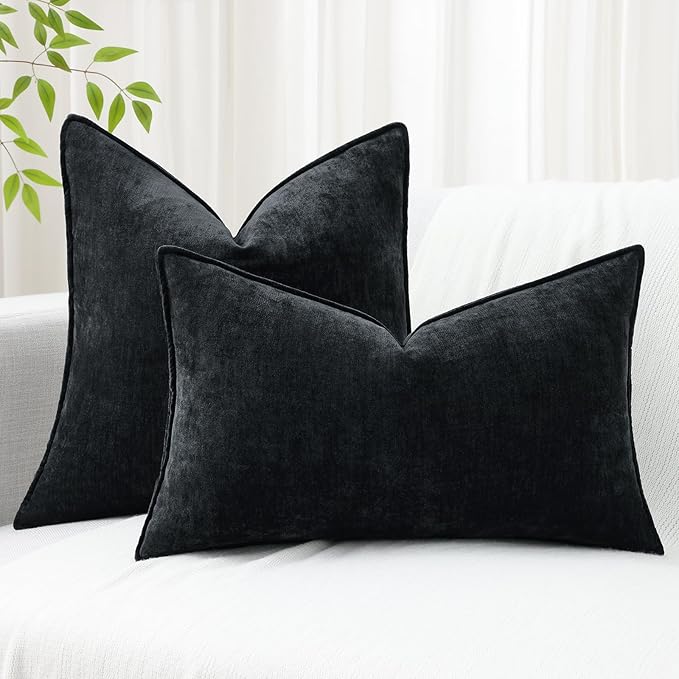 decorUhome Summer Couch Euro Sham Throw Pillow Covers 26x26 Set of 2,