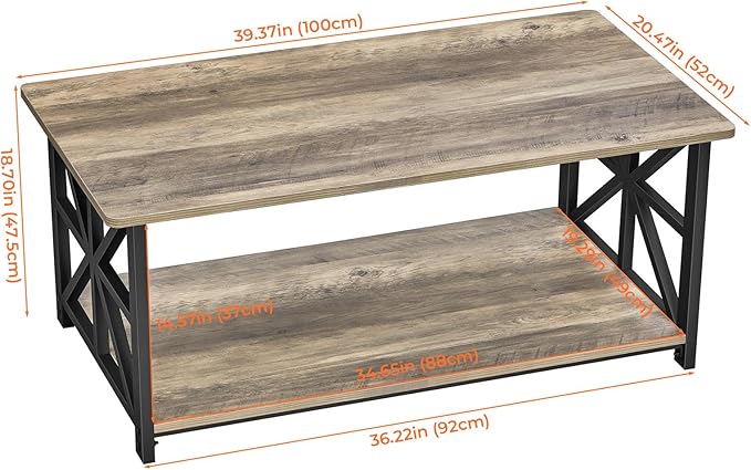 GreenForest Coffee Table for Living Room