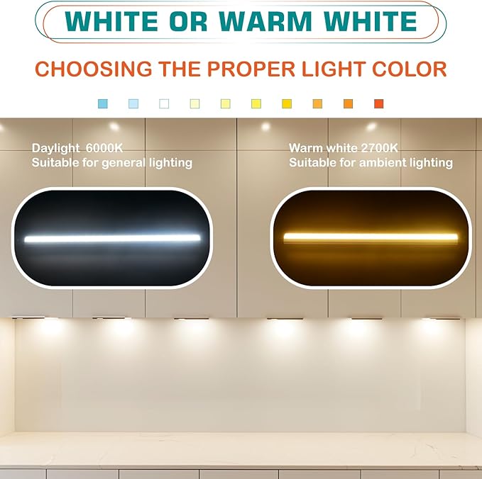 Under Cabinet LED Bar 12inch, Single Counter Light