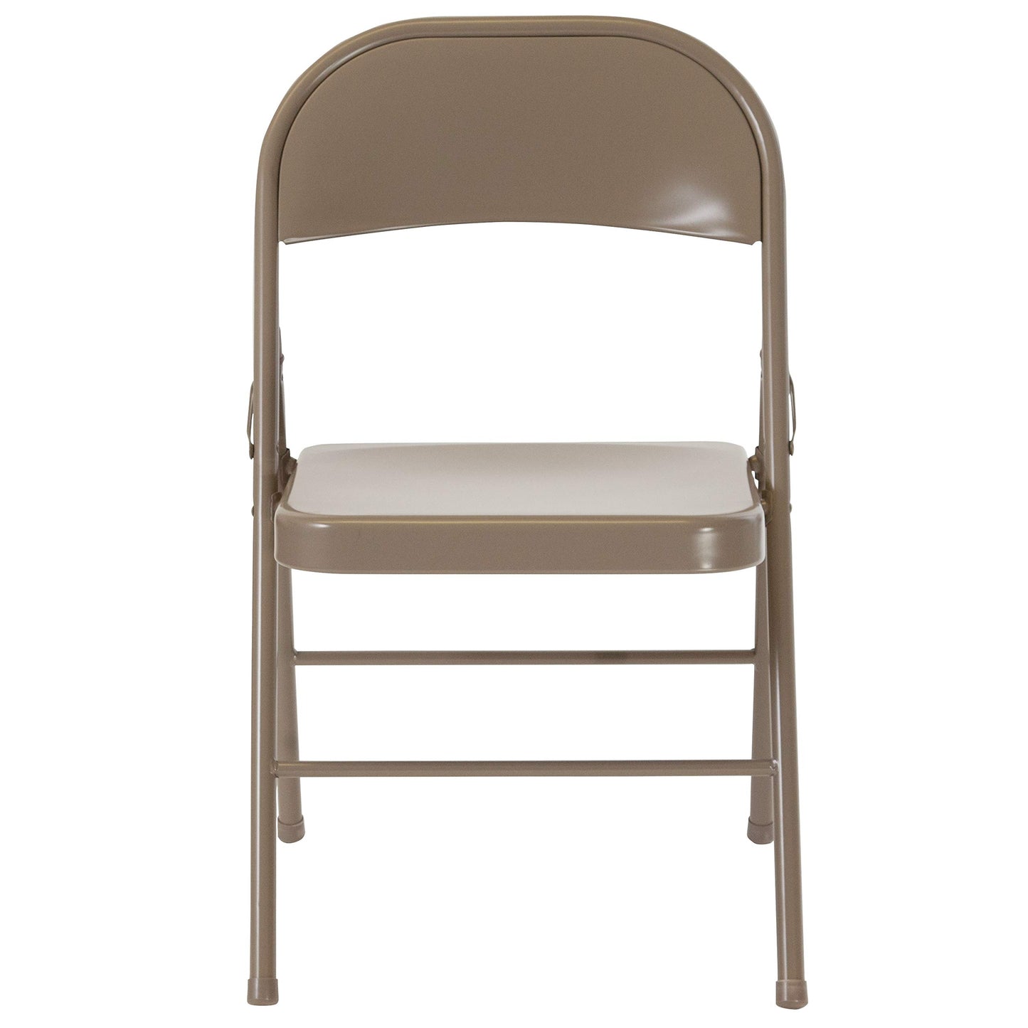 Flash Furniture 2 Pack HERCULES Series Double Braced Gray Metal Folding Chair