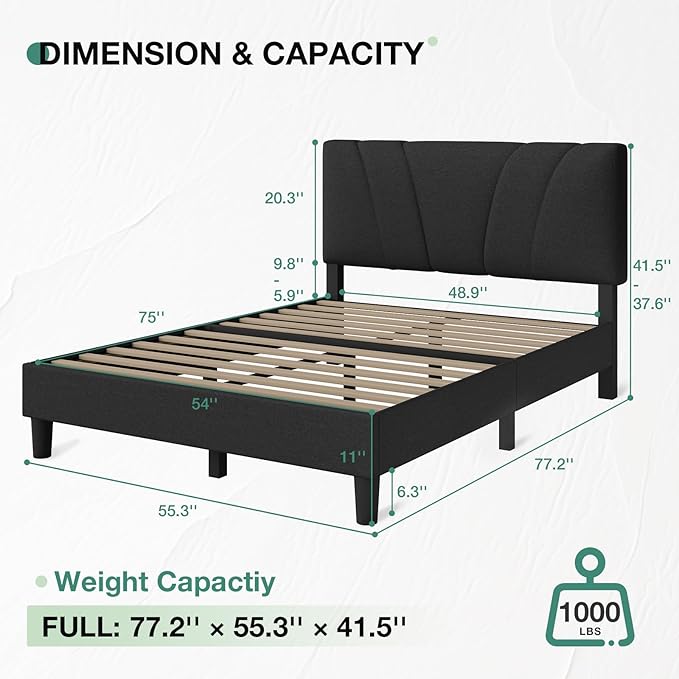 Novilla Full Size Bed Frame