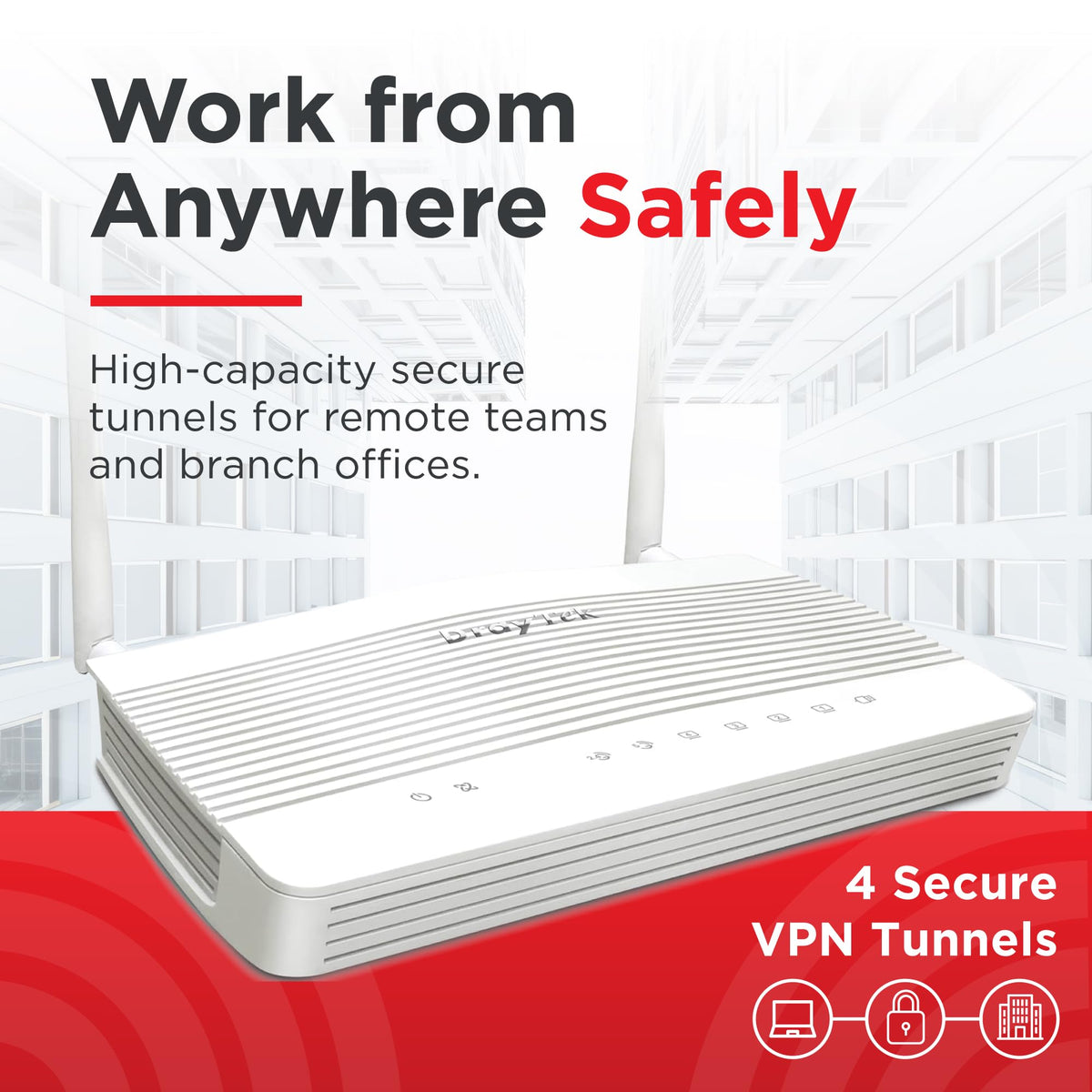 DrayTek Vigor 2136ax Multi-Gigabit Ethernet Router with Wi-Fi 6 AX3000 Wireless, VPN and Fast 2.5GbE Interfaces