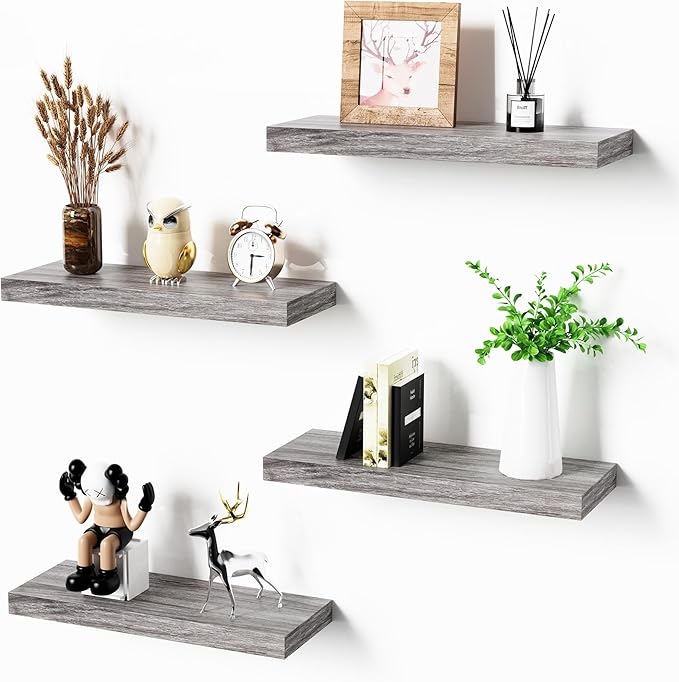 Bellsal Floating Shelves for Wall, Living Room, Bathroom Storage, Book Shelfs