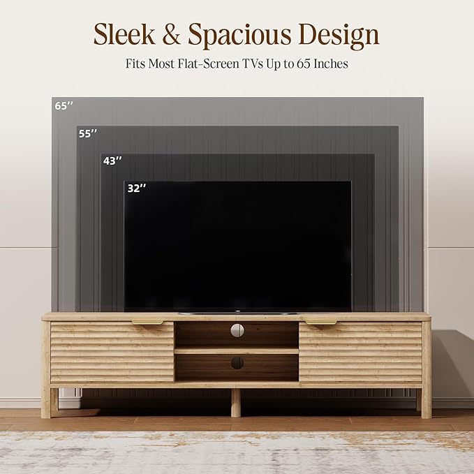 IKALIFE TV Stand for Living Room