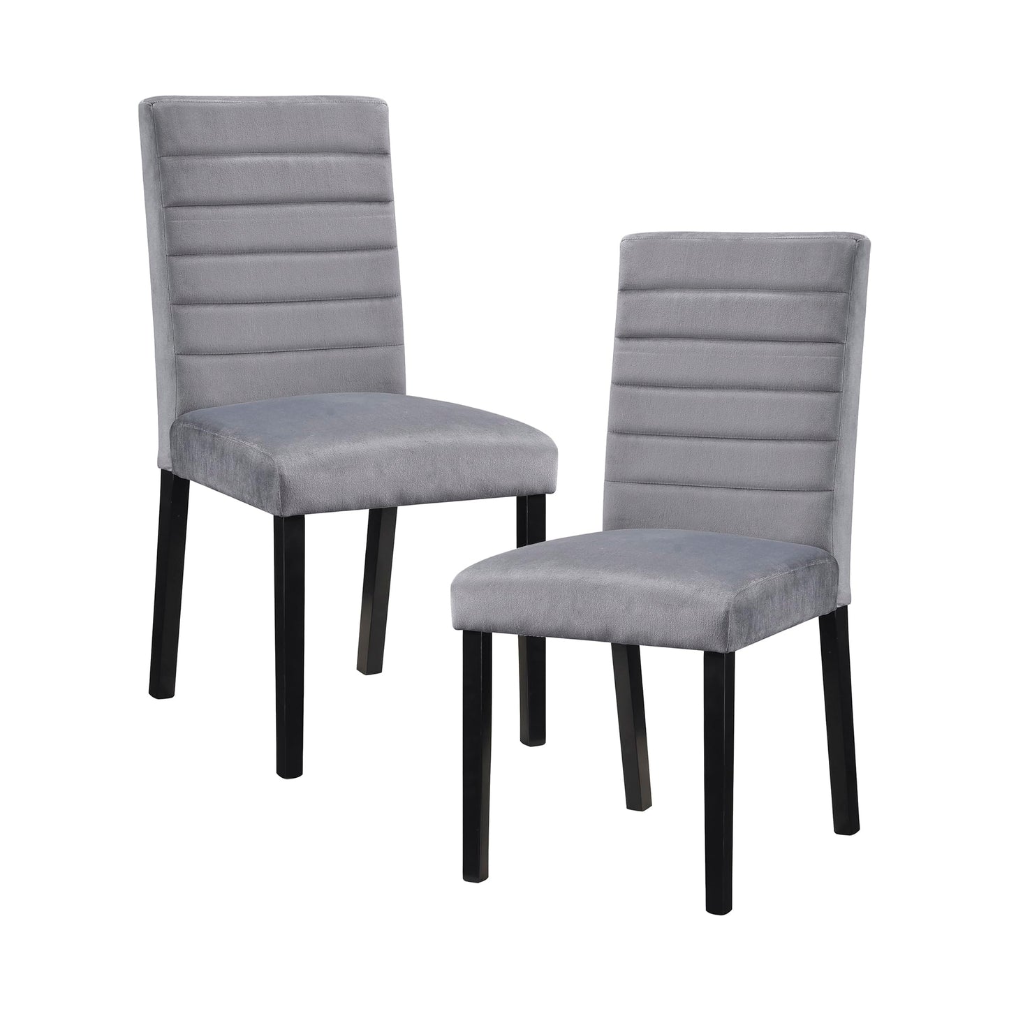 Lexicon Clover Dining Chair (Set of 2), Gray