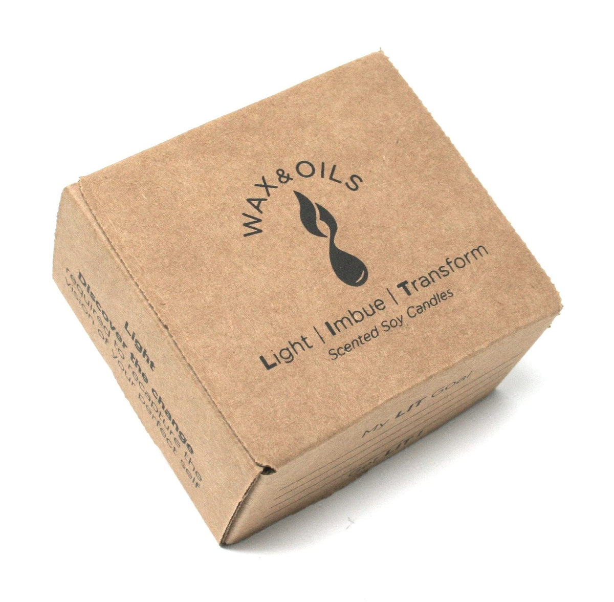 Wax and Oils Soy Wax Aromatherapy Scented Candles (Evergreen) 8 Ounces. Single