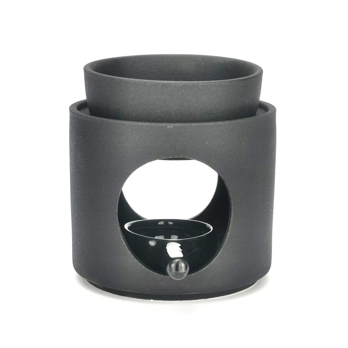 Tychoncity Ceramic Fragrance lamp with Tea Light Holder,Wax Melt Warmer Candle Tealight Ceramic Wax Burner