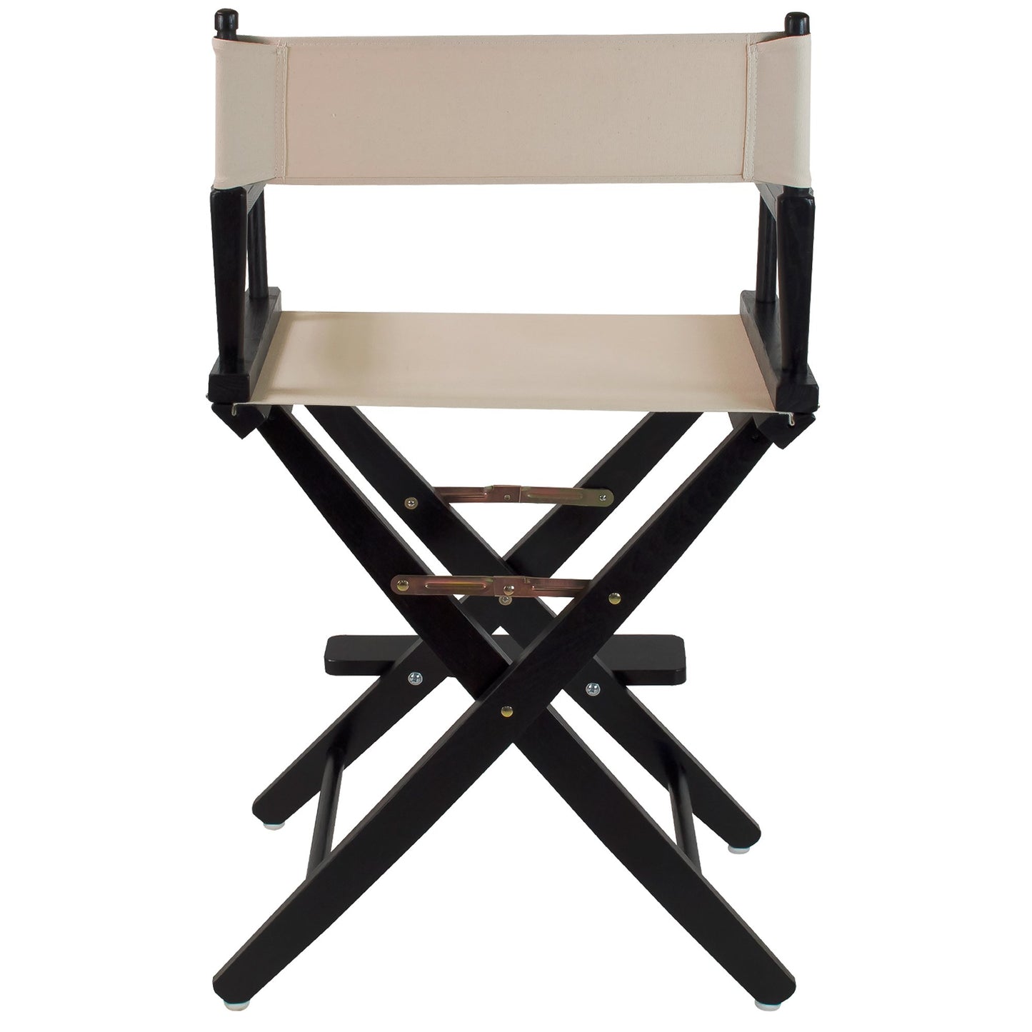 American Trails Extra-Wide Premium 24" Director's Chair Black Frame with Natural Canvas, Counter Height
