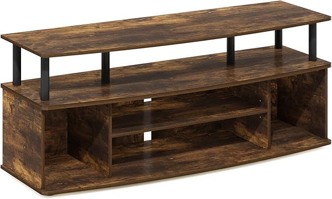 Furinno Jaya Large Entertainment Center Stand Unit/TV