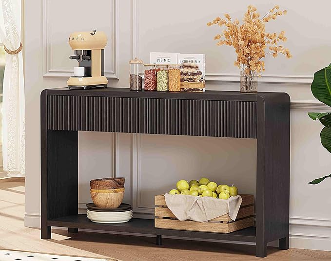 FATORRI Console Table for Entryway, Modern Sofa Table