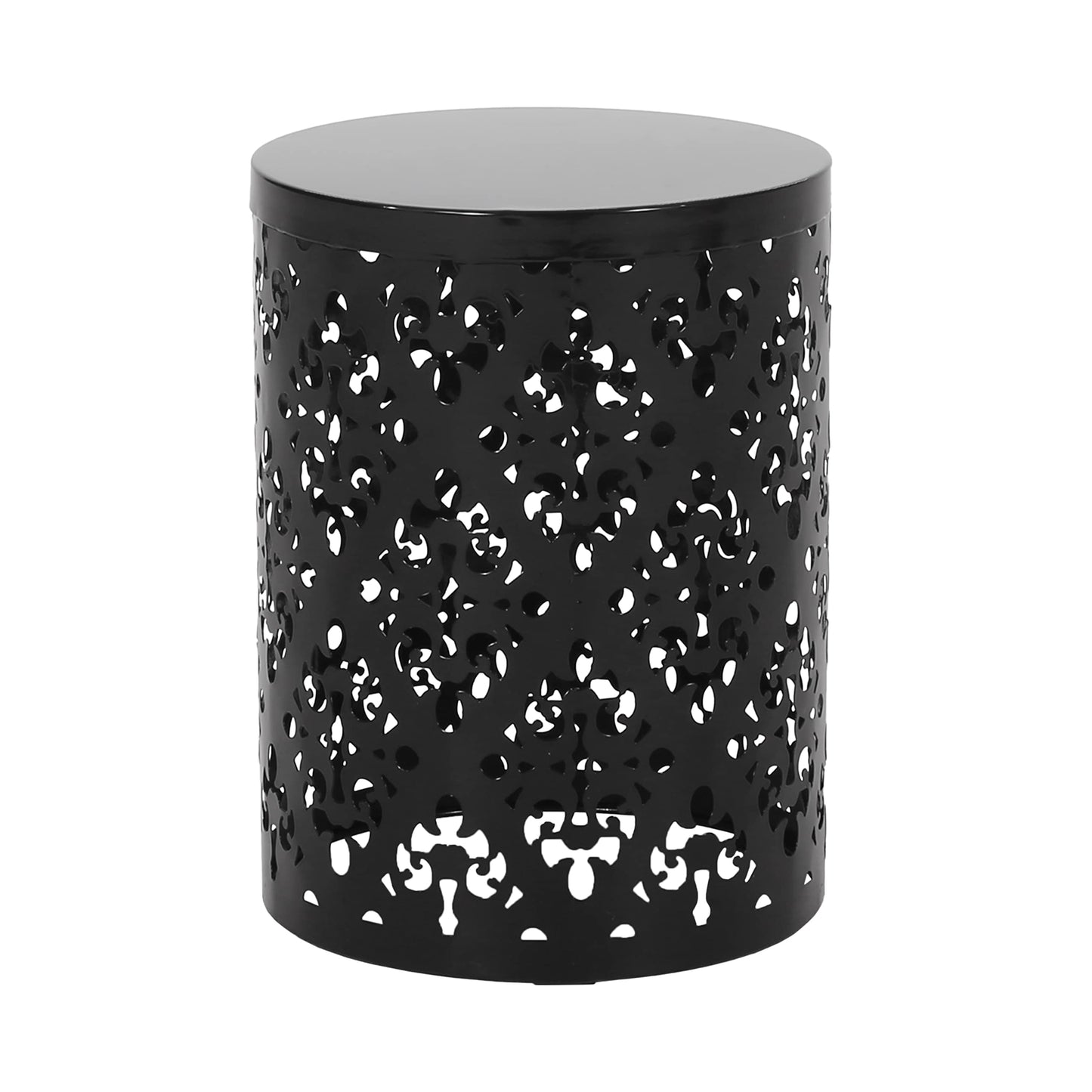 Christopher Knight Home Mathena Outdoor Side Tables - Black