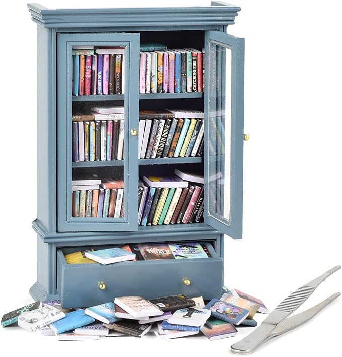 Anxiety Bookshelves, Anxiety Bookshelf, Handcrafted Mini Bookshelf