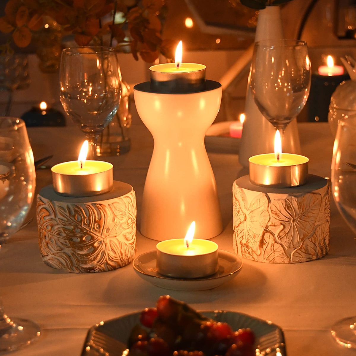 Zest Candle Orange Mega Oversized Tealight Candles