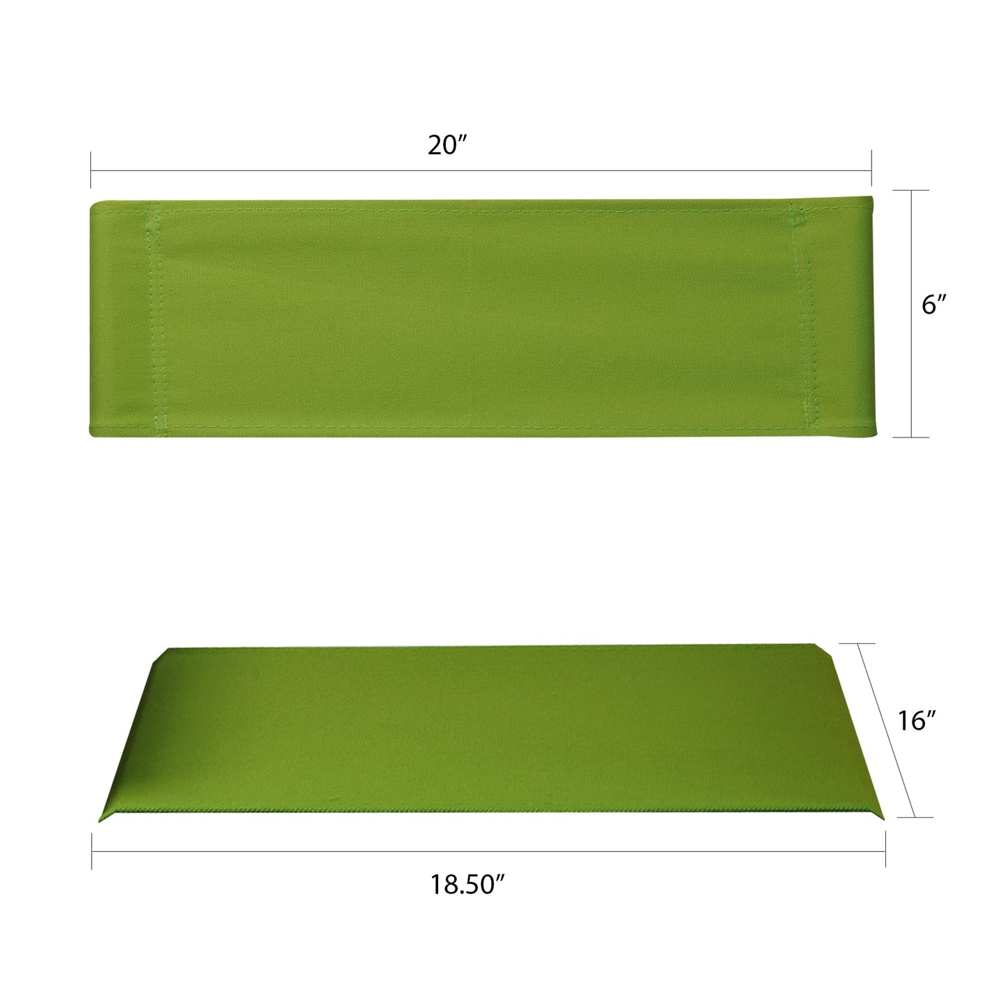 Casual Home Director Chair Replacement Canvas, Lime Green