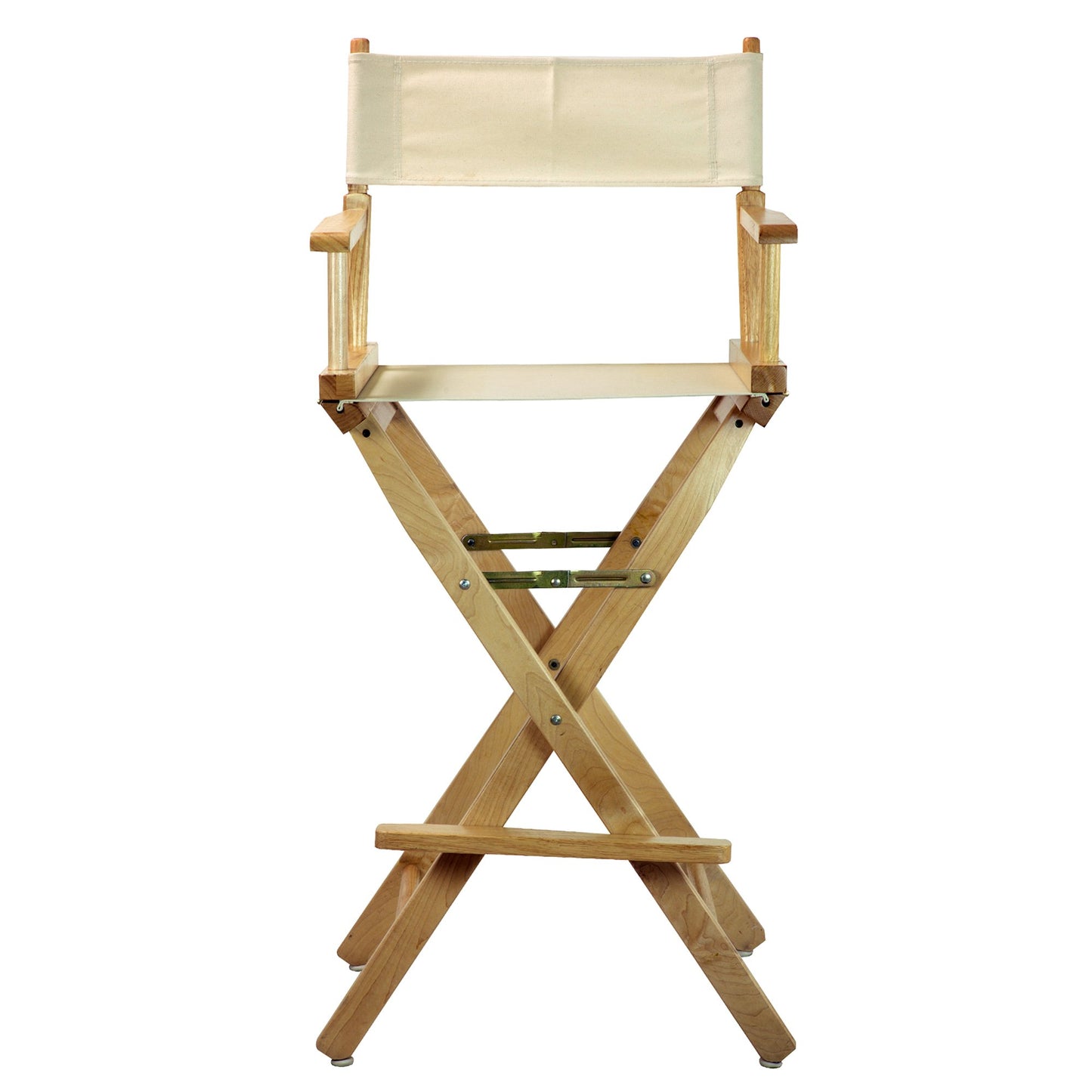 Casual Home 30" Director's Chair Natural Frame-with Wheat Canvas, Bar Height