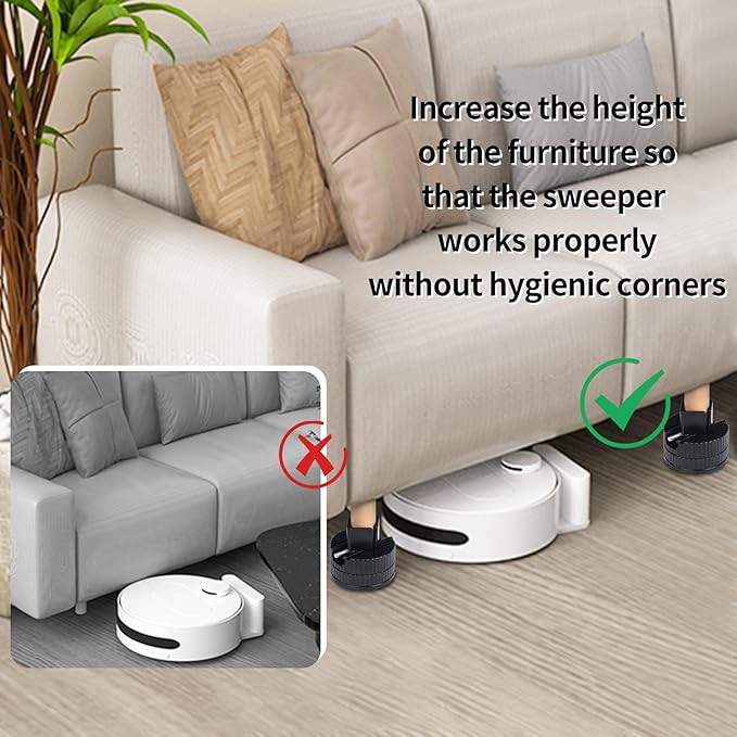 Adjustable Bed Risers Furniture Risers-4 Pack