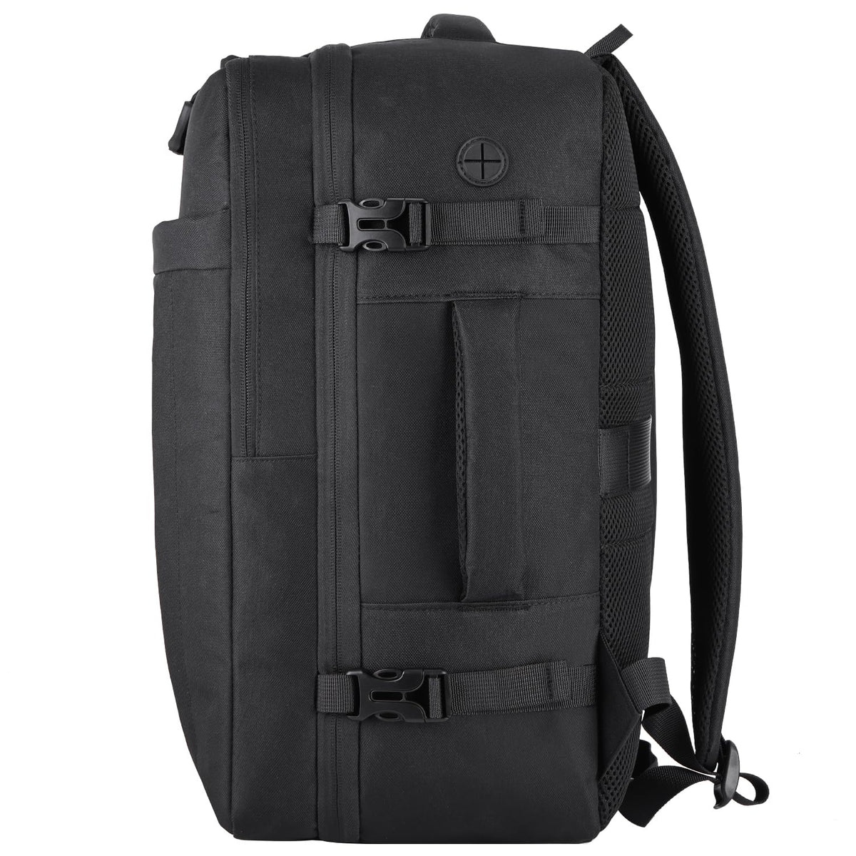 HILOMON Black Travel Backpack for Men Women, TSA Approved Personal Item Size 18x14x8 Under Seat Backpack for Airplanes 15.6inch Laptop 30L Luggage Carry On Bag