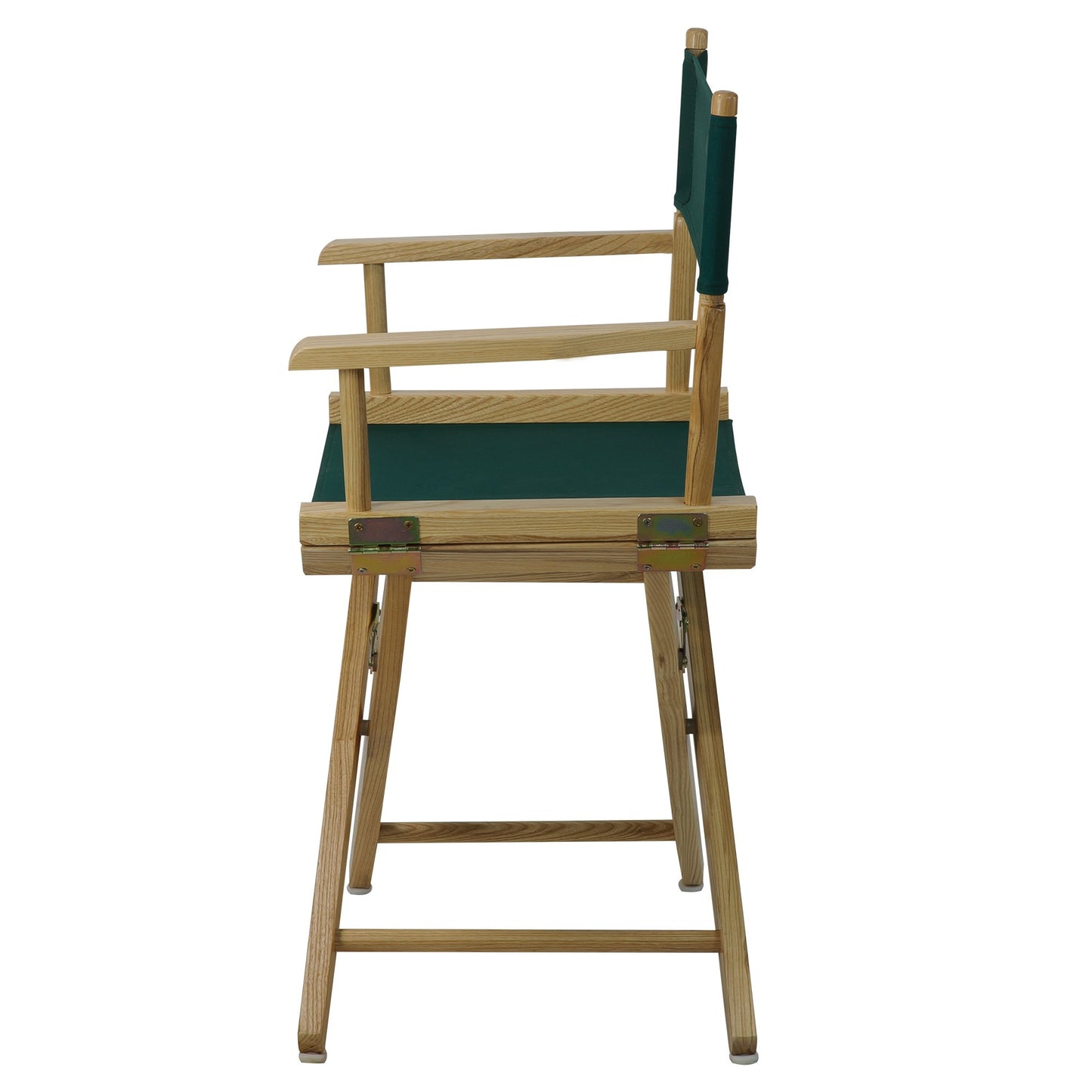 American Trails Extra-Wide Premium 18" Director's Chair Natural Frame with Hunter Green Canvas
