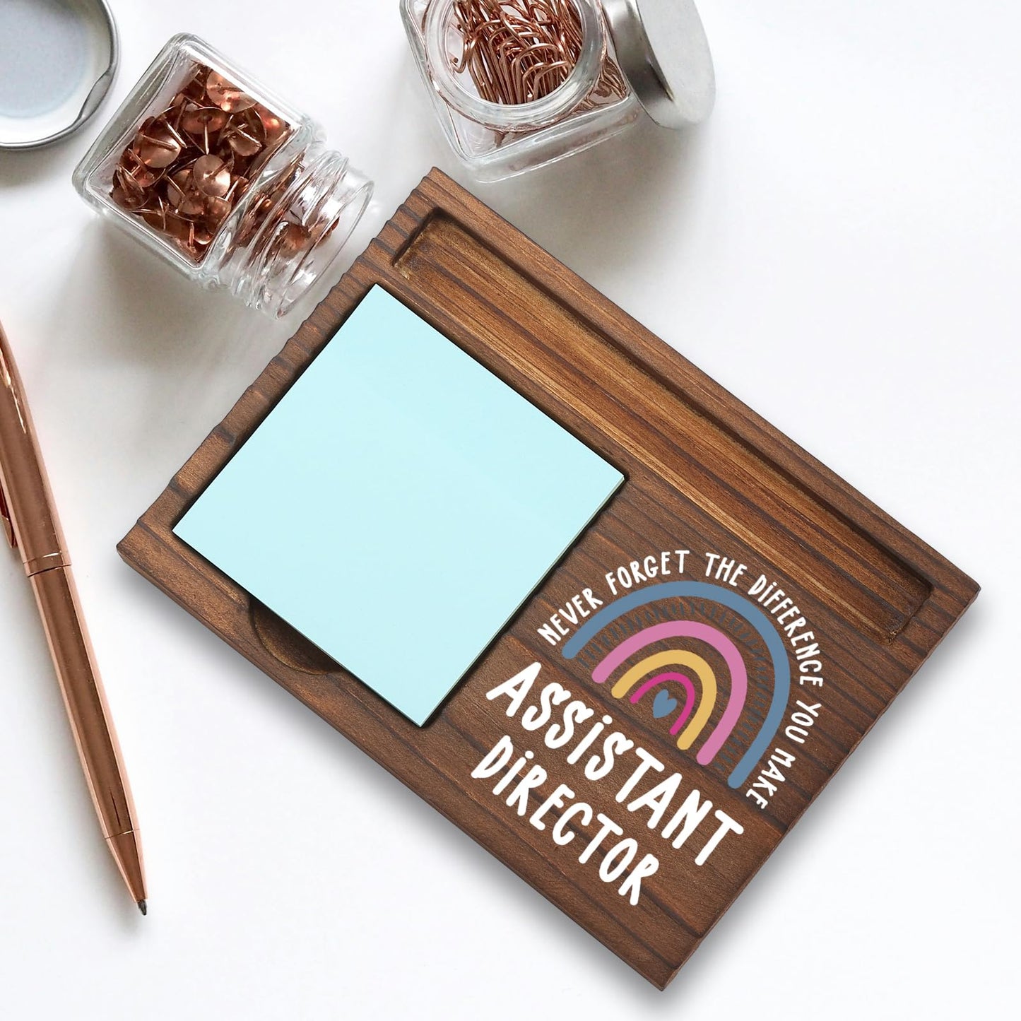 Assistant Director Gifts Sticky Note Holder, Thank You Gift for School Assistant Director, Program Coordinator Admin Leader, Education Appreciation Week, Graduation or Holiday Recognition PB025