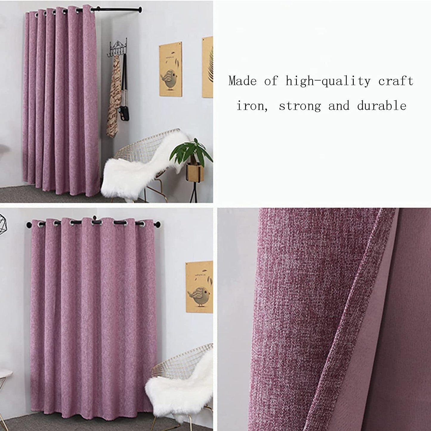 ZTIOMUK Boutiques Cloakroom Clothing Store Fitting Room Privacy Screen Partition Dressing Room for Shopping Mall Office Clothing Store
