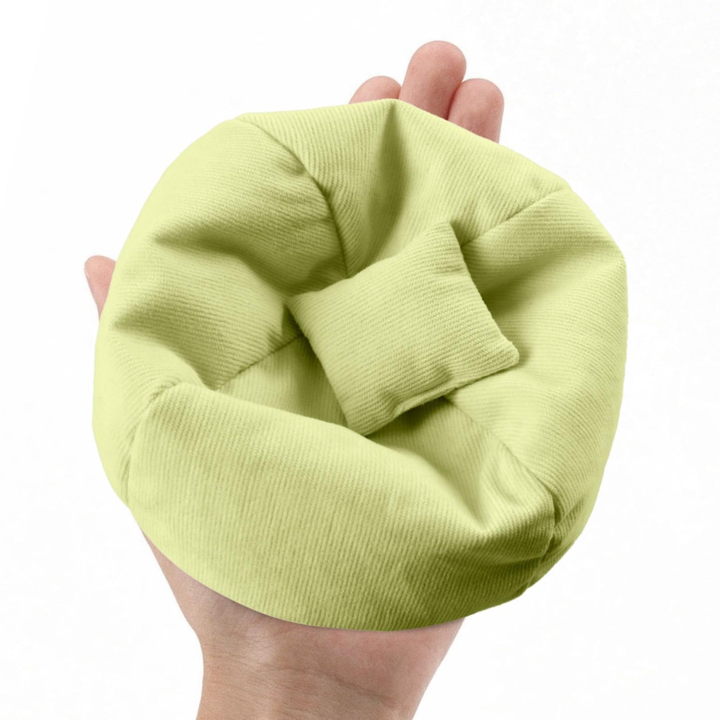 Doll Car Seat Compatible with Labubu, Handmade Bean Bag Chair for 5.9-6.7 inch Doll, Anti-Slip Bottom, Cute Doll Accessories for Display, Fans&Collectors Gifts, Durable Corduroy Fabric (Light Green)