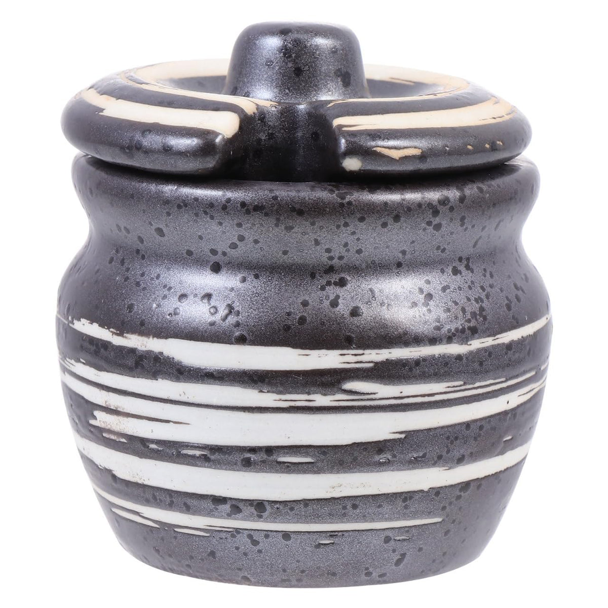Ceramic Compact Condiment Storage Pot Small Sushi Candy for Kitchen and Dining Table Use 2.36X2.16X2.16In