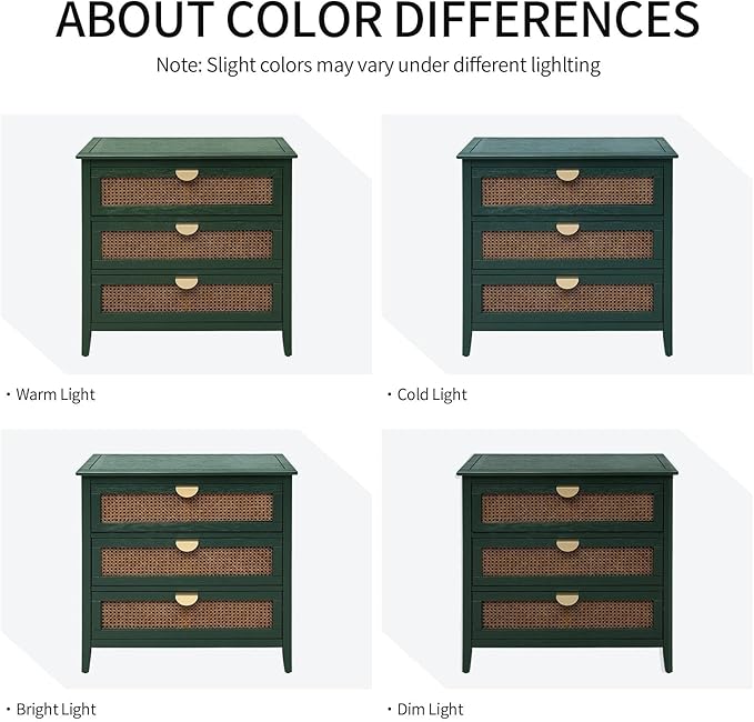 31.5" Retro Green Buffet Sideboard, Modern Coffee Bar Cabinet