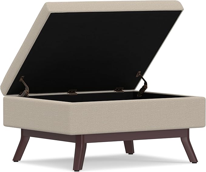 SIMPLIHOME Owen Coffee Table Storage Ottoman