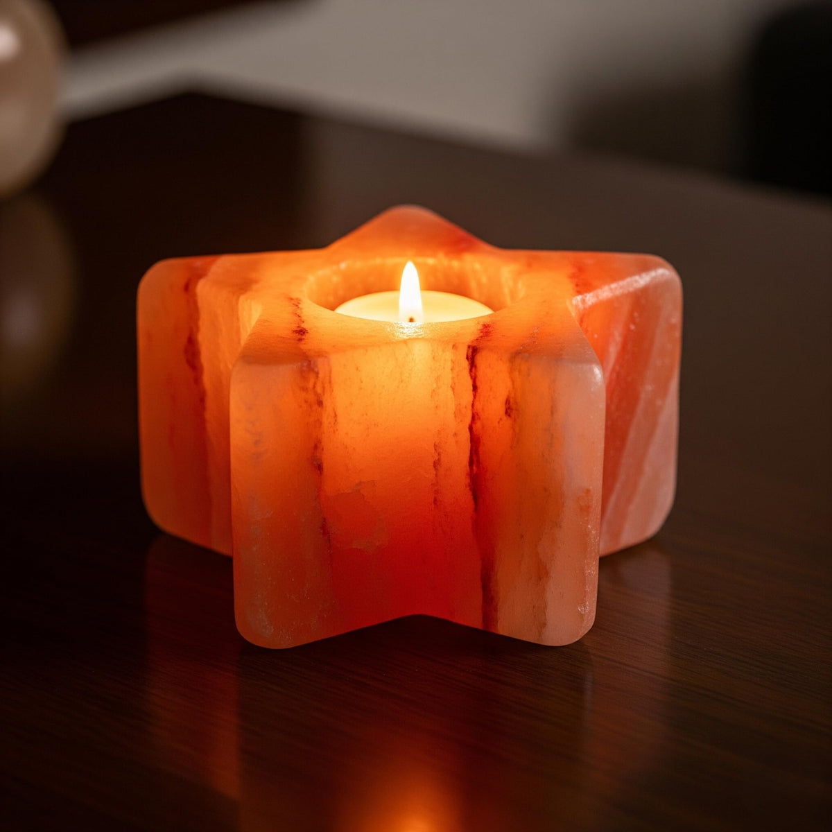 2 Tealight Candle Holders Star Shaped, 5x5x2, 2.5 lbs Each