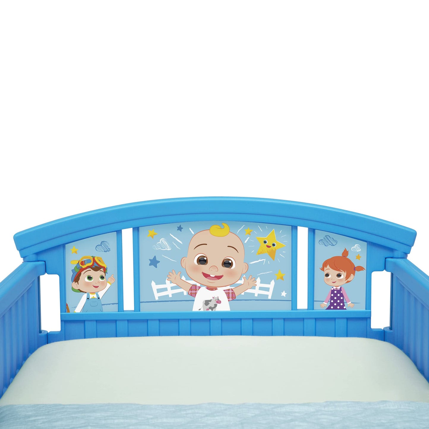 Delta Children Plastic Toddler Bed, Plastic/Steel, CoComelon