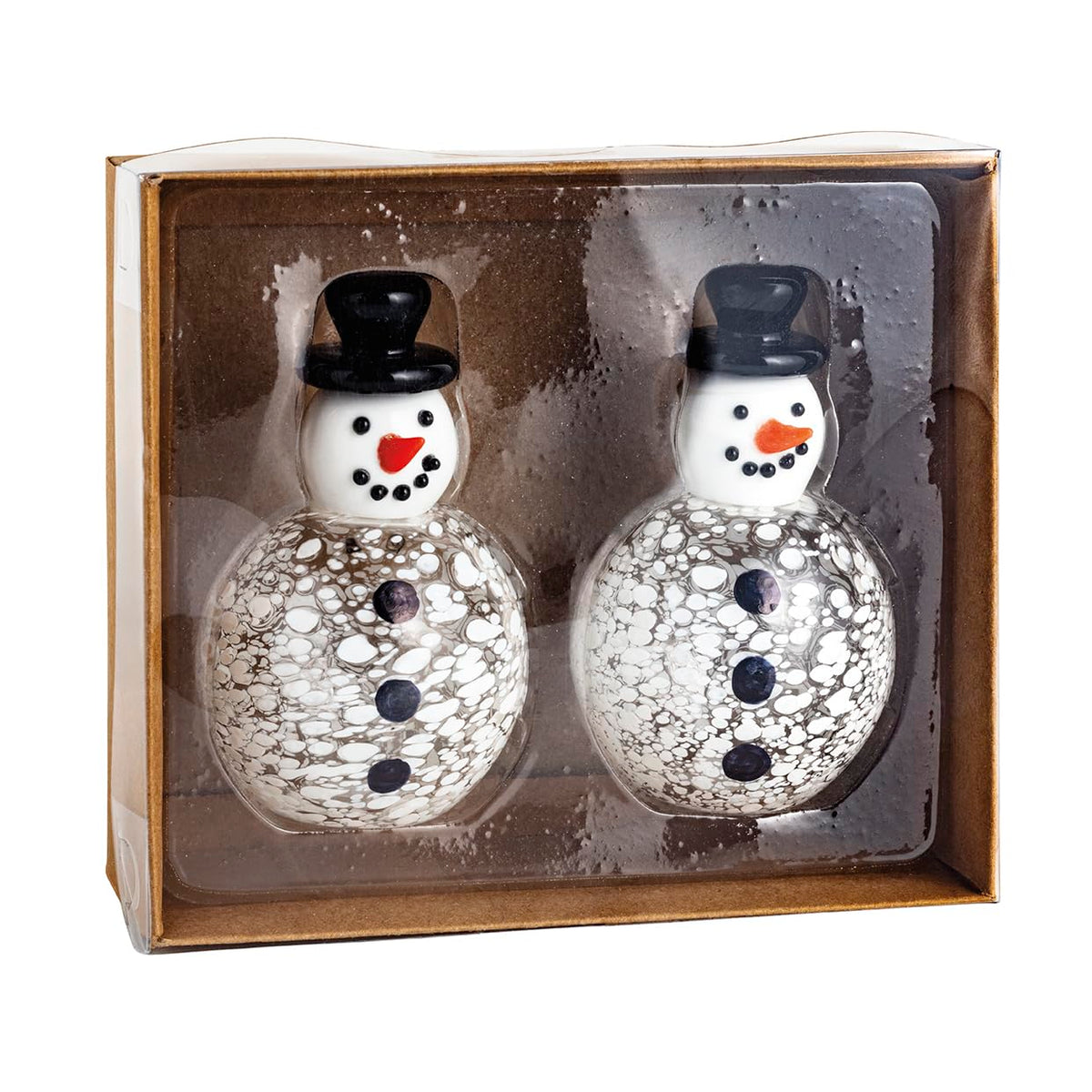 Mud Pie Christmas Snowman Shaker Set
