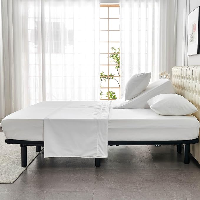 Kingnex Half Split Top King Sheets Set