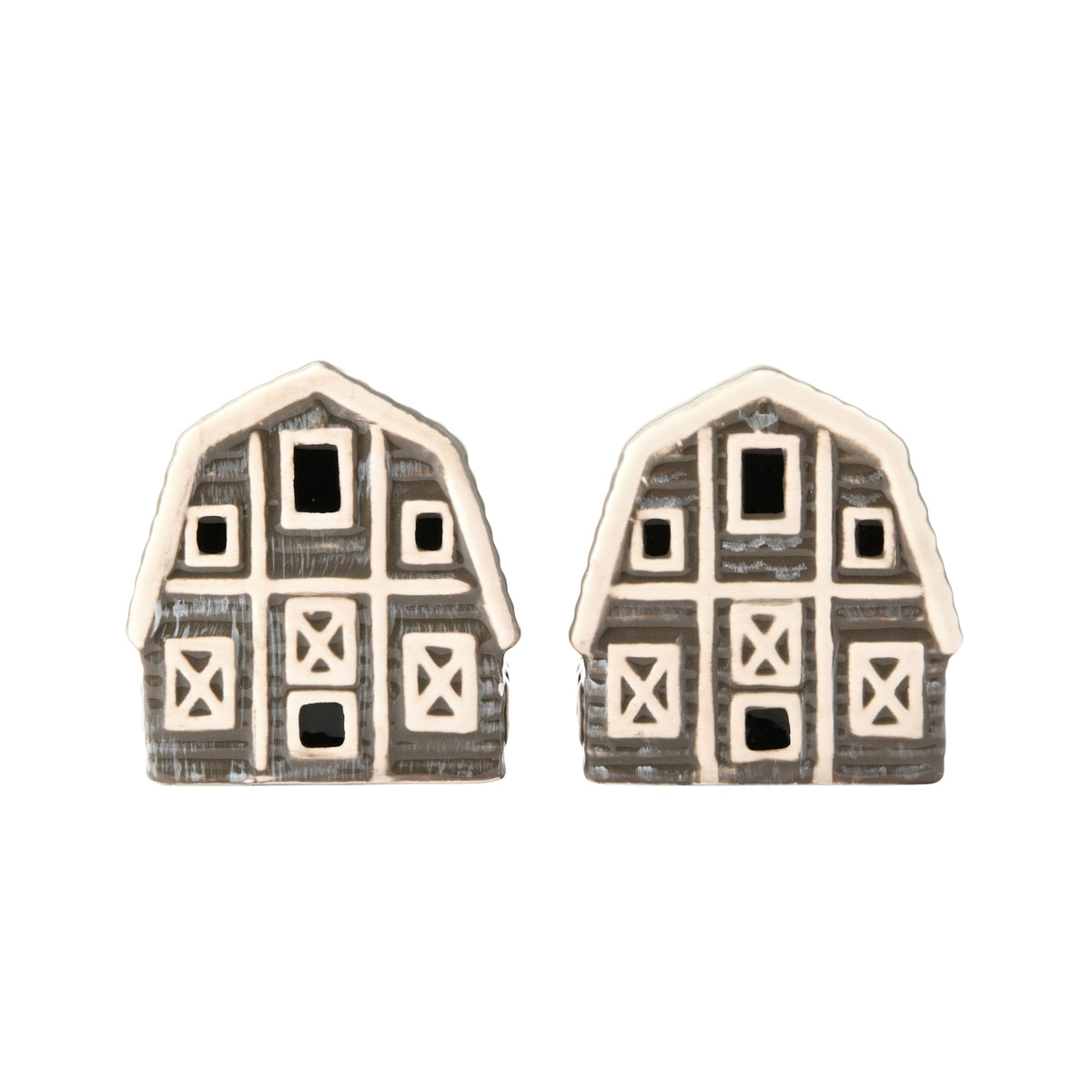 Salt Pepper Shakers Animals (Grey Barn)