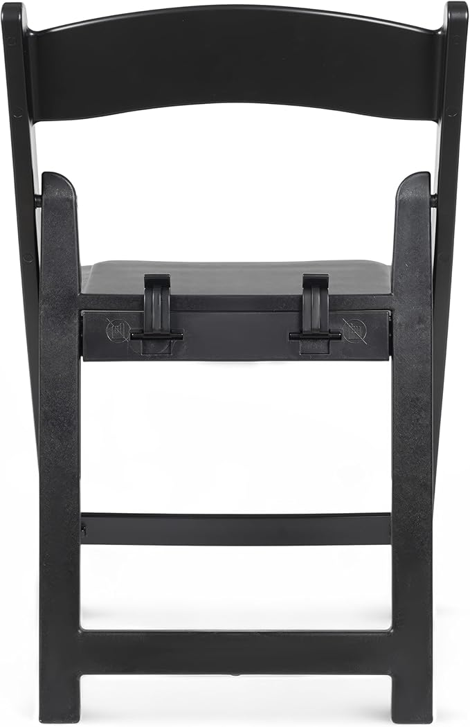 Flash Furniture Hercules Set of 2 Kids Black Resin Folding Chairs