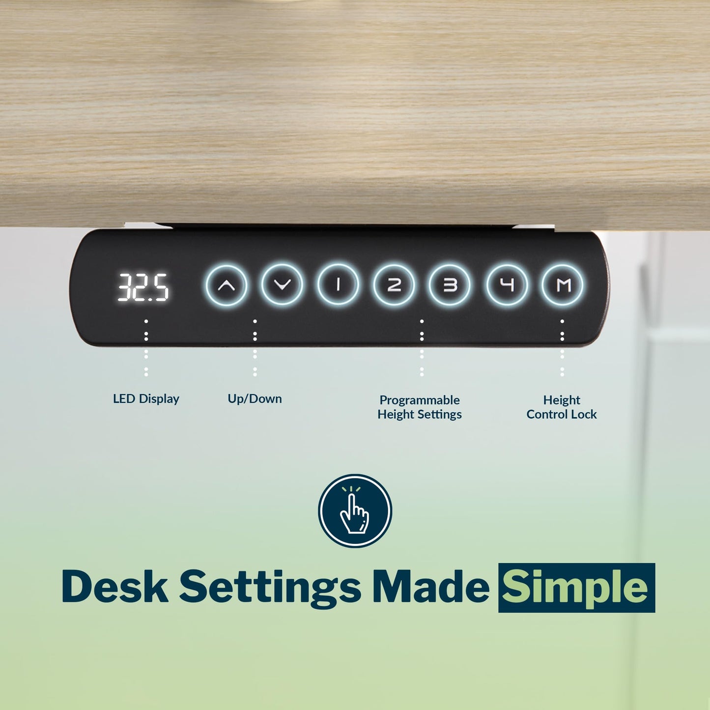 Vari ComfortEdge 80x60 L-Shape Electric Standing Desk – Height Adjustable Sit-Stand VariDesk for Corner Office with Reversible Left/Right Design – Light Wood Top/Slate Legs (Ships in 3 Boxes)