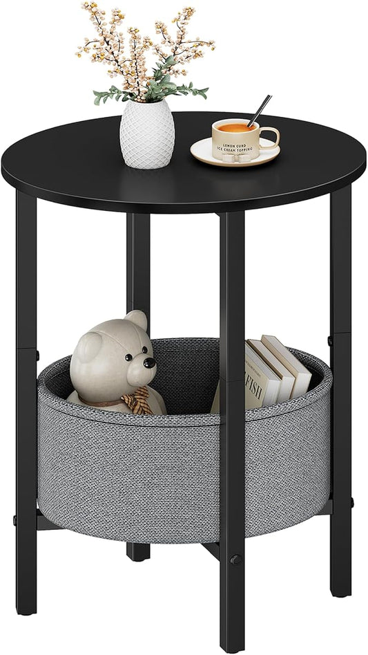 Vagusicc Round Side Table End Table