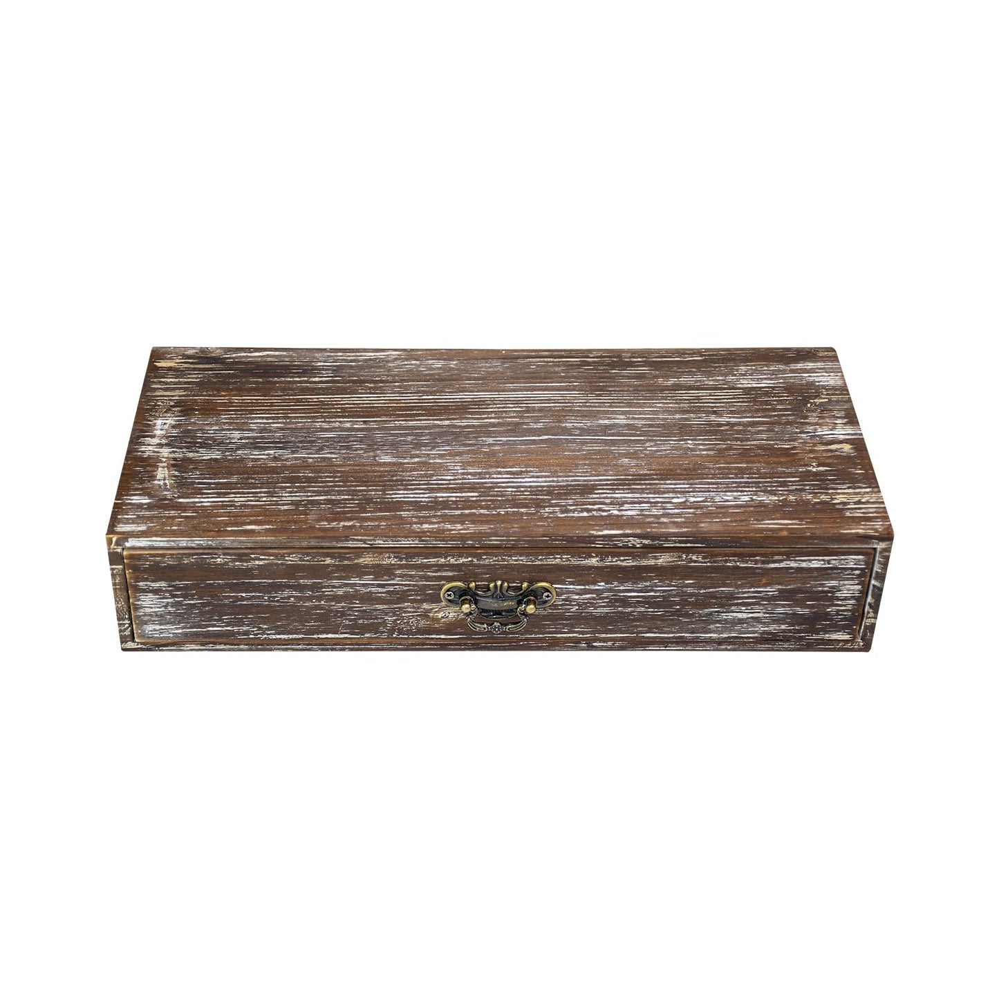 Wooden Drawers Organizer Soild Farmhouse Style RetroDesktop Drawer Storage Box Organizer With Drawers, Office Organization for Countertop Table To Store Mail, Phone, Suppliers, Glasses (Retro)