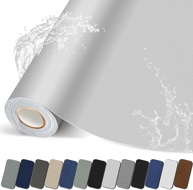 Canvas Repair Patch, 17X158 Inch Strong Sticky Fabric Repair Tape,