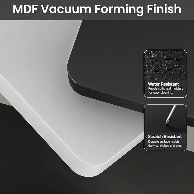 Venusmiles Corner Floating Shelves Set of 4, Wall Mounted L-Shaped Storage
