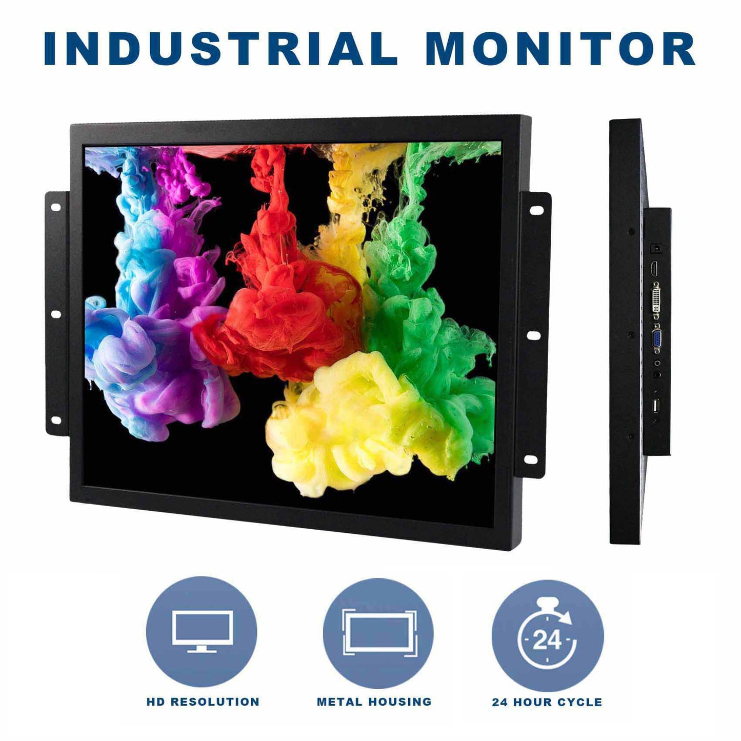 VSDISPLAY 17 Inch 1280x1024 LCD Monitor 1000Nits High Brightness with/DVI/VGA Interfaces for Outdoor Industrail Display