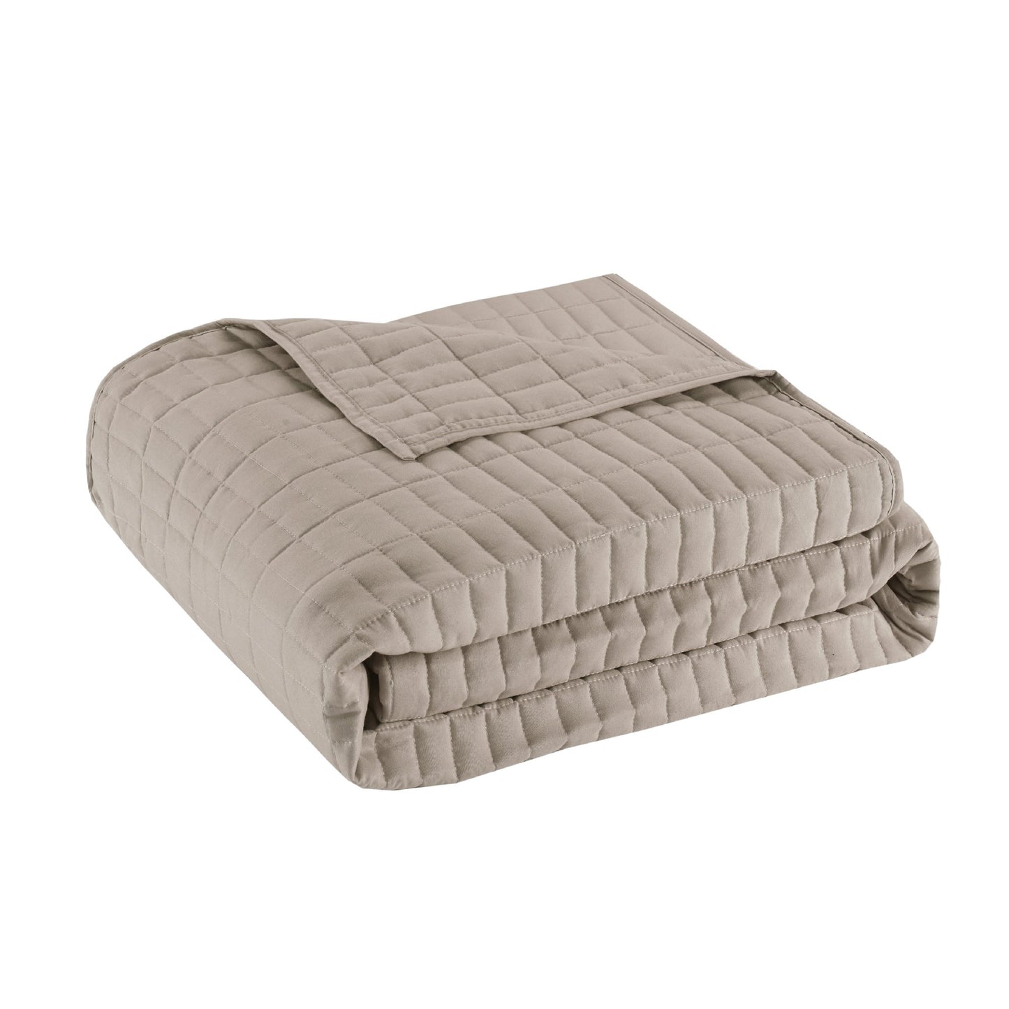 Comfort Spaces Daybed Cover - Luxe Double Sided-Quilting, All Season Cozy Bedding with Bedskirt, Matching Shams, Kienna Taupe 75"x39" 5 Piece