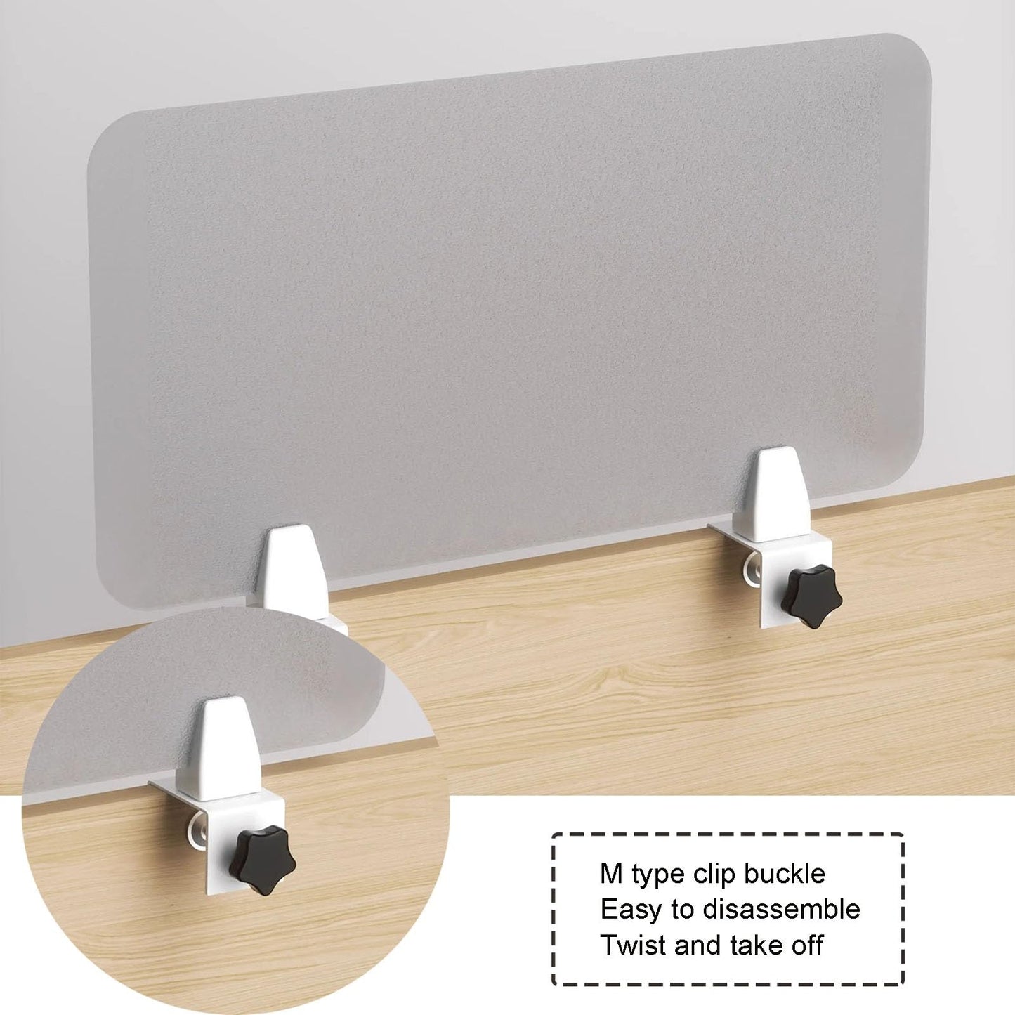 Reception Desk for Spaces with Lockable Drawer, Compact Office Counter Desk Counter Modern Front Lockable Drawers,White Frosted Acrylic Desk Partition Student Privacy Shield Freestanding Des