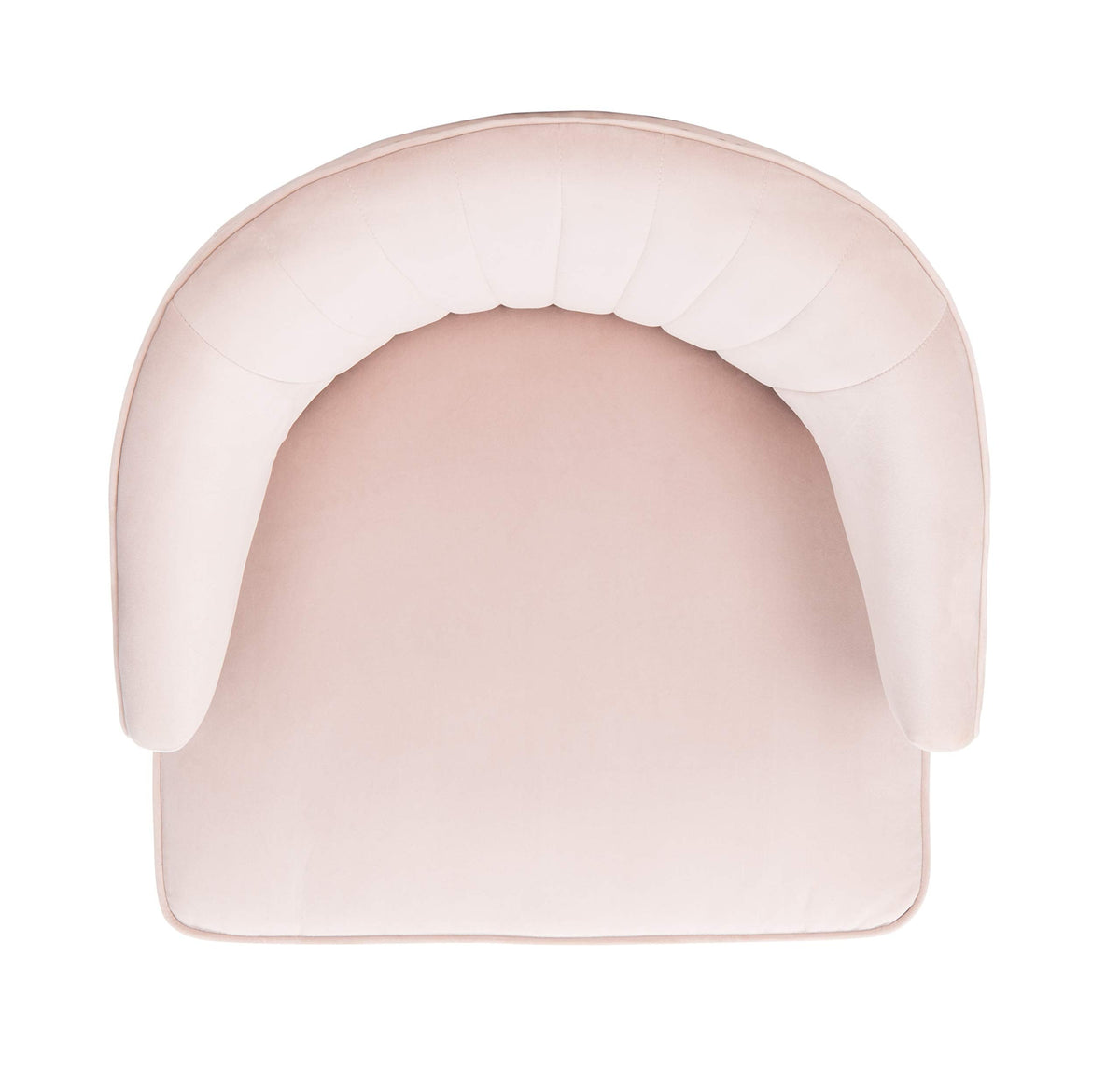 Safavieh Home Stazia Retro Glam Blush Pink and Black Wingback Accent Chair