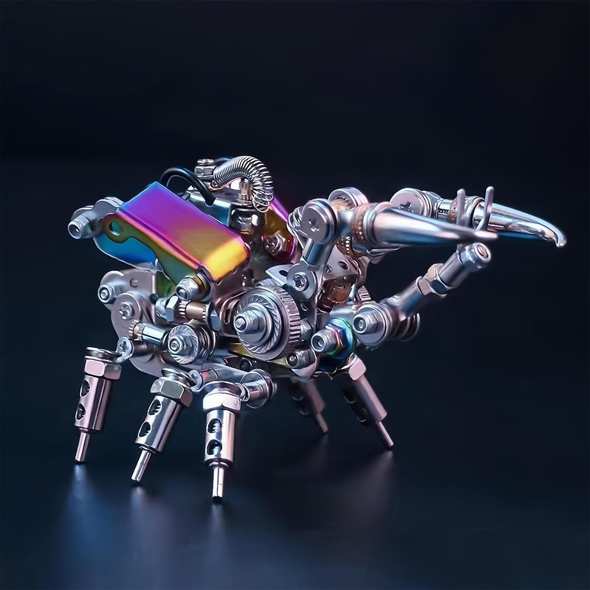 Adult 3D Metal Puzzle, Punk Beetle Metal Model Set, 3D Puzzle Mechanical Insect Building Blocks, Fun DIY Assembly, high-end Men's Gifts.