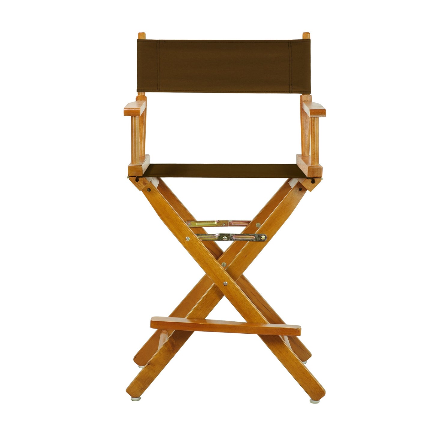 Casual Home 220-05/021-45 Director Chair 24" - Counter Height Honey OakFrame/Brown Canvas